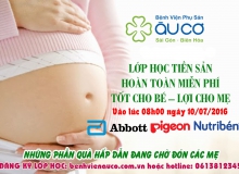 [HOT! HOT! HOT] CÁC MẸ ƠI! LỚP HỌC TIỀN SẢN ĐÃ QUAY TRỞ LẠI RỒI ĐÂY